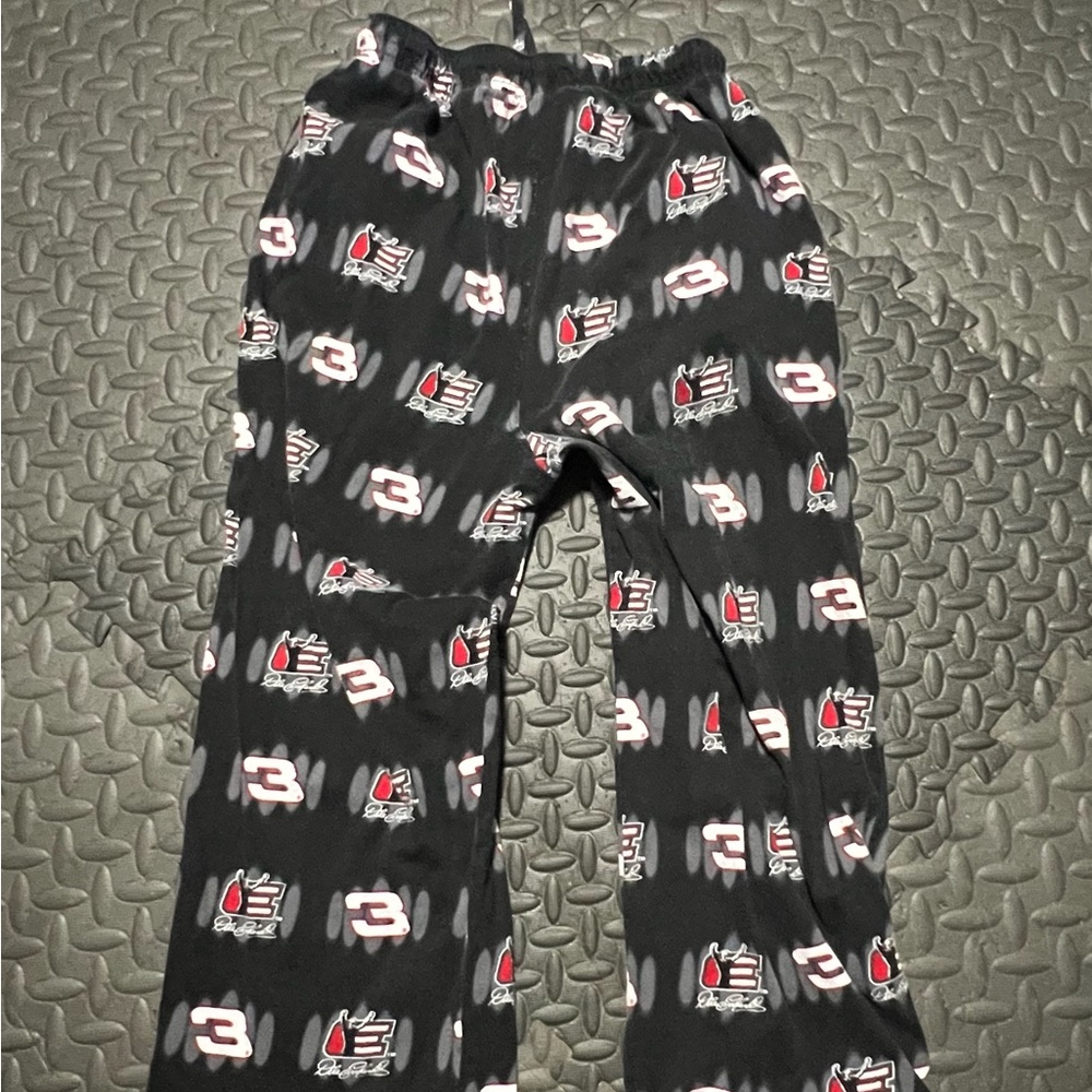 Nascar Black and Red Sweatpants for a Sporty Look